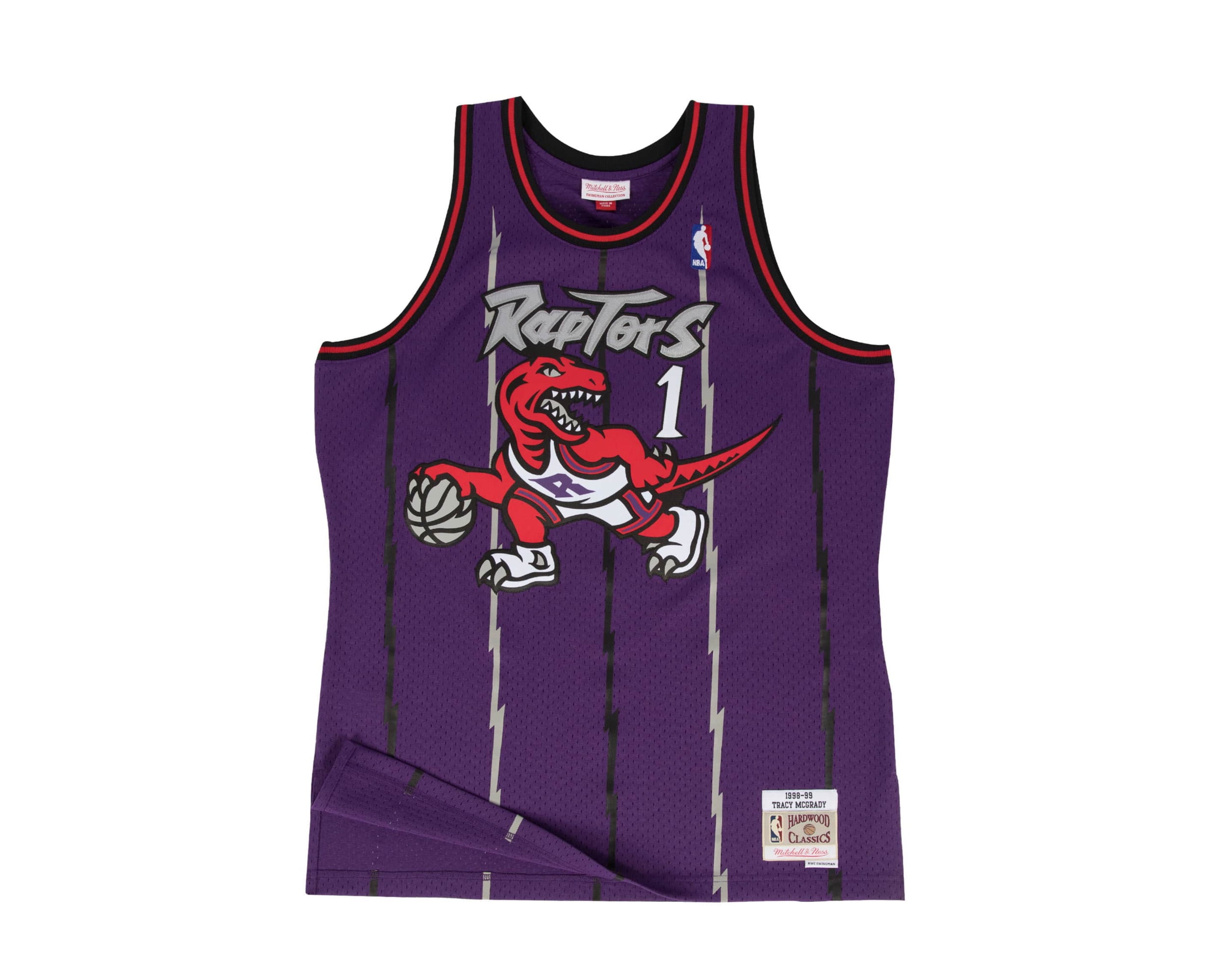 لعبة الفواكه Men's Mitchell & Ness Tracy McGrady Purple Toronto Raptors 1998 ... لعبة الفواكه
