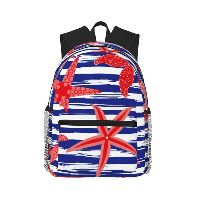 Easygdp Sea Stars Mochila Casual para Portátil, Mochila para Escuela, Viajes, Negocios