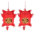 thumbnail image 4 of Linterna Cuadrada, Linterna Tradicional China, Tela De Fieltro Exquisita Para El Festival De Primavera Día De Año Nuevo, 4 of 8