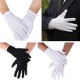 thumbnail image 3 of Tuxedo Guard Jewelry Inspection Uniform Gloves Unisex Spandex Formal Mittens, 3 of 5