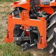thumbnail image 5 of BouPower 3-Point Quick Hitch for Tractors with 3000 LBS Lifting Capacity,Compatible with Category 1 Tractors,No Bushing Required,Attachment Between Lower Arms,Includes 2" Receivers, 5 of 6