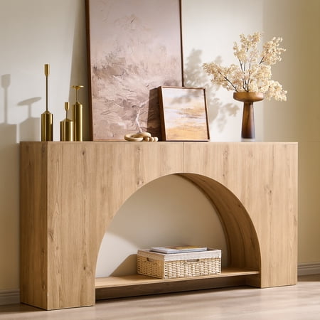 SinCiDo Console Table, Modern Entryway Table for Living Room Foyer and Corridor