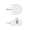thumbnail image 4 of 4 Pcs Guitar Knobs Amplifier Knobs AMP Effect Pedal Control Knobs Volume Tone Knobs Guitar Guitar Dial Knobs, 4 of 4