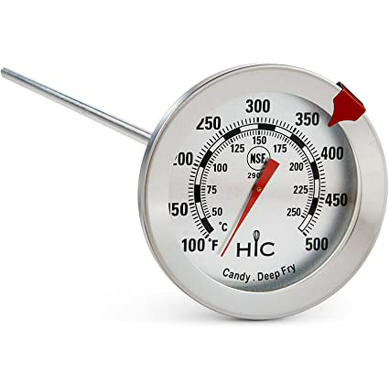 HIC Roasting Deep Fry Candy Jelly Thermometer, Large Easy-Read Face, 2  Face - Fry's Food Stores