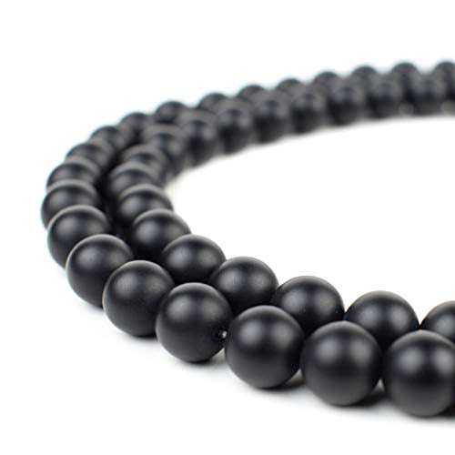 Natural Black Stripe Agate Onyx Gemstone Spacer Loose Round Beads Strand 15" 