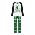 thumbnail image 2 of Christmas Family Matching Pajamas Sets Xmas Holidays Family Top Pants Set Jammies Sleepwear, 2 of 10
