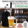 thumbnail image 2 of Nutrichef PKBRTP60 Homebrew Mini Keg System CO2 Home Keg 64 oz., 2 of 10