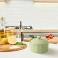 thumbnail image 5 of Blukids Ceramic Small Baking Bowl Pudding Cup Oven Usable Dessert Bowl Pot Tableware Baking(Green), 5 of 5