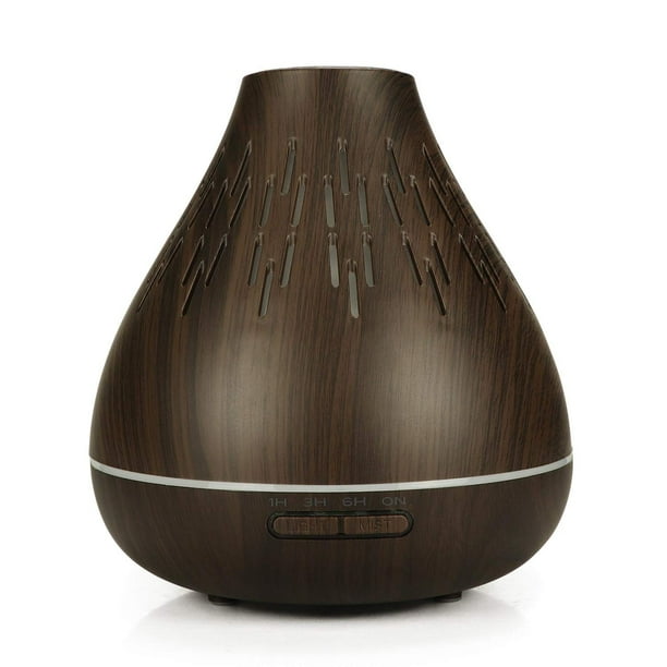 Aroma Essential Oil Diffuser Wood Grain Ultrasonic Aromatherapy