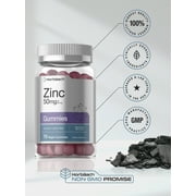 Zinc 50mg | 70 Vegan Gummies | Zinc Citrate | by Horbaach