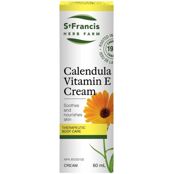 St Francis - Calendula Vitamin E Cream, 60 Units