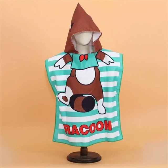 Toalla de baño cómoda para bebé, calentador de cabeza de dibujos animados para niño, capa con capucha para niño, bata de playa, Poncho de encubrimiento de piscina suave