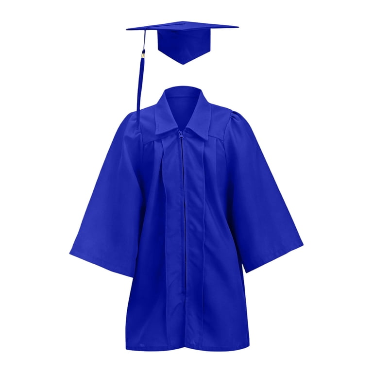 black dress with blue graduation gown African american student girl in black graduation gown with diploma, at blue suit posed. 10433206 Stock Photo at Vecteezy