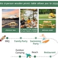 thumbnail image 3 of Natural Rustic Look / Garden Outdoor Meals / Seats 6 Comfortably, 3 of 7