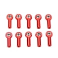 thumbnail image 1 of Joint à Rotule en Aluminium, Durable M3 Rotule 10PCS Résistance à l'Usure Portable pour 1/10 1/8 RC Voiture Rouge, 1 of 8