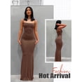 thumbnail image 6 of STARVNC Women Scoop Neck Sleeveless Slimming Wrap Slip Maxi Dress, 6 of 7