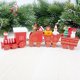 thumbnail image 5 of Inteprter 2022 Año Nuevo Decoración de Navidad Adorno de tren de Decoración de Navidad para el hogar Regalo de Papá Noel Natal Navidad Kits de decoración para fiestas siete, 5 of 6
