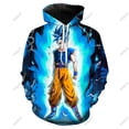 thumbnail image 1 of Sudadera con capucha de Dragon-Ball Z con estampado en 3D, sudadera de Goku de manga larga para niños con dibujos animados de otoño, ropa para niños, top para bebé, ropa 140 zhangyuxiang CONDUJO, 1 of 2