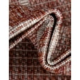 thumbnail image 3 of Unique Loom Outdoor Trellis Collection Area Rug (10' 8" Square Rust Red/Ivory), 3 of 6