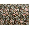 thumbnail image 6 of Decora Furnishings Luxurious Velvet Digitally Printed Tropical Fabric, 54-Inch by The Yard, Multicolored Brown, 6 of 8