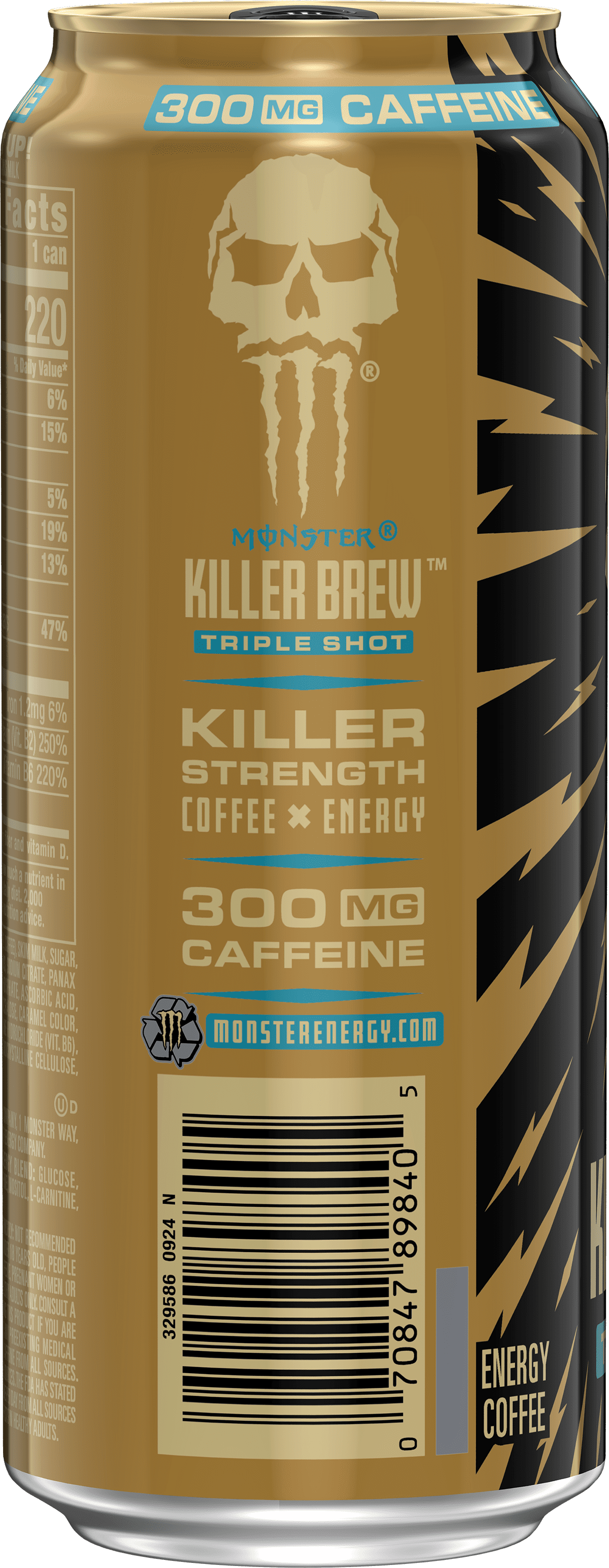 (12 Cans) Java Monster Killer Brew, Mean Bean, Coffee + Energy, 15 fl oz