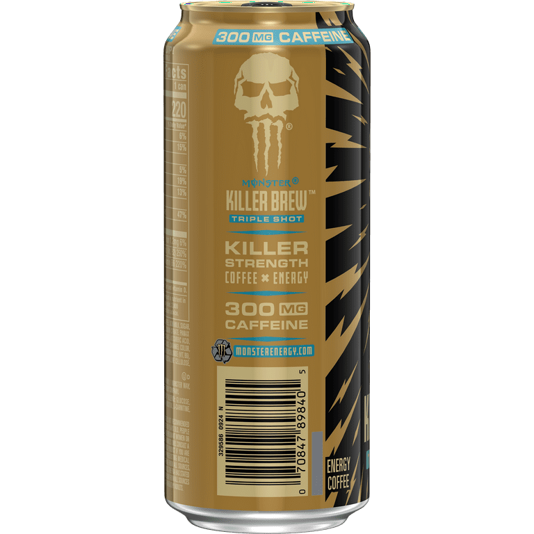 Java Monster Killer Brew, Mean Bean, Coffee + Energy Drink, 15 fl