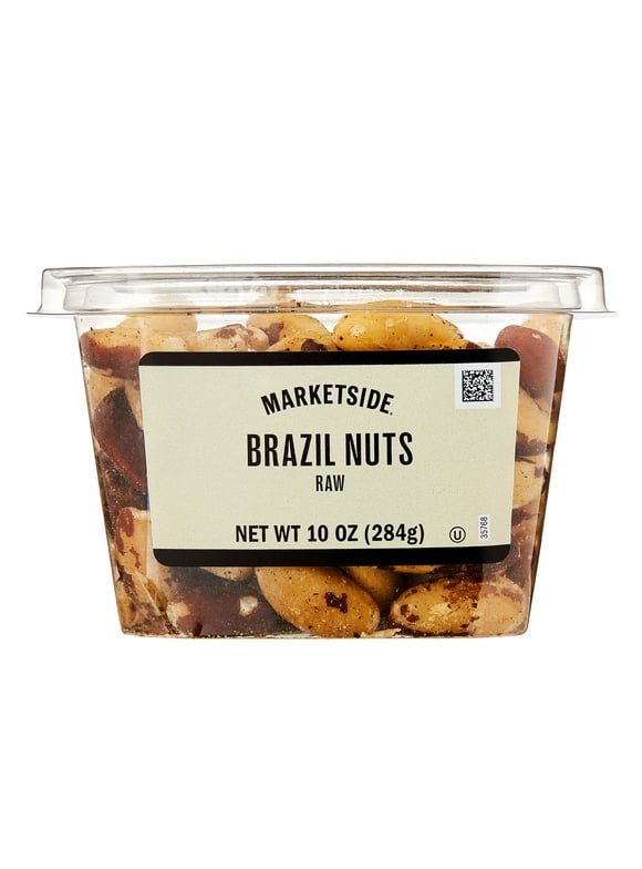 Marketside Raw Brazil Nuts, 10 oz Tub