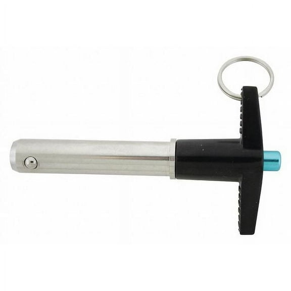 ZoroSelect Ball Lock Pin, T-Handle, 3/8" Pin Dia.