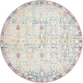 thumbnail image 5 of Unique Loom Austin Collection Area Rug - Harmony (8' Round Blue/Gold), 5 of 7