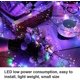 thumbnail image 5 of Guirnalda de luces navideñas con forma de petardo, de alambre de cobre, con enchufe, para árbol de Navidad (coloridas, 3 m, 100 luces), 5 of 6