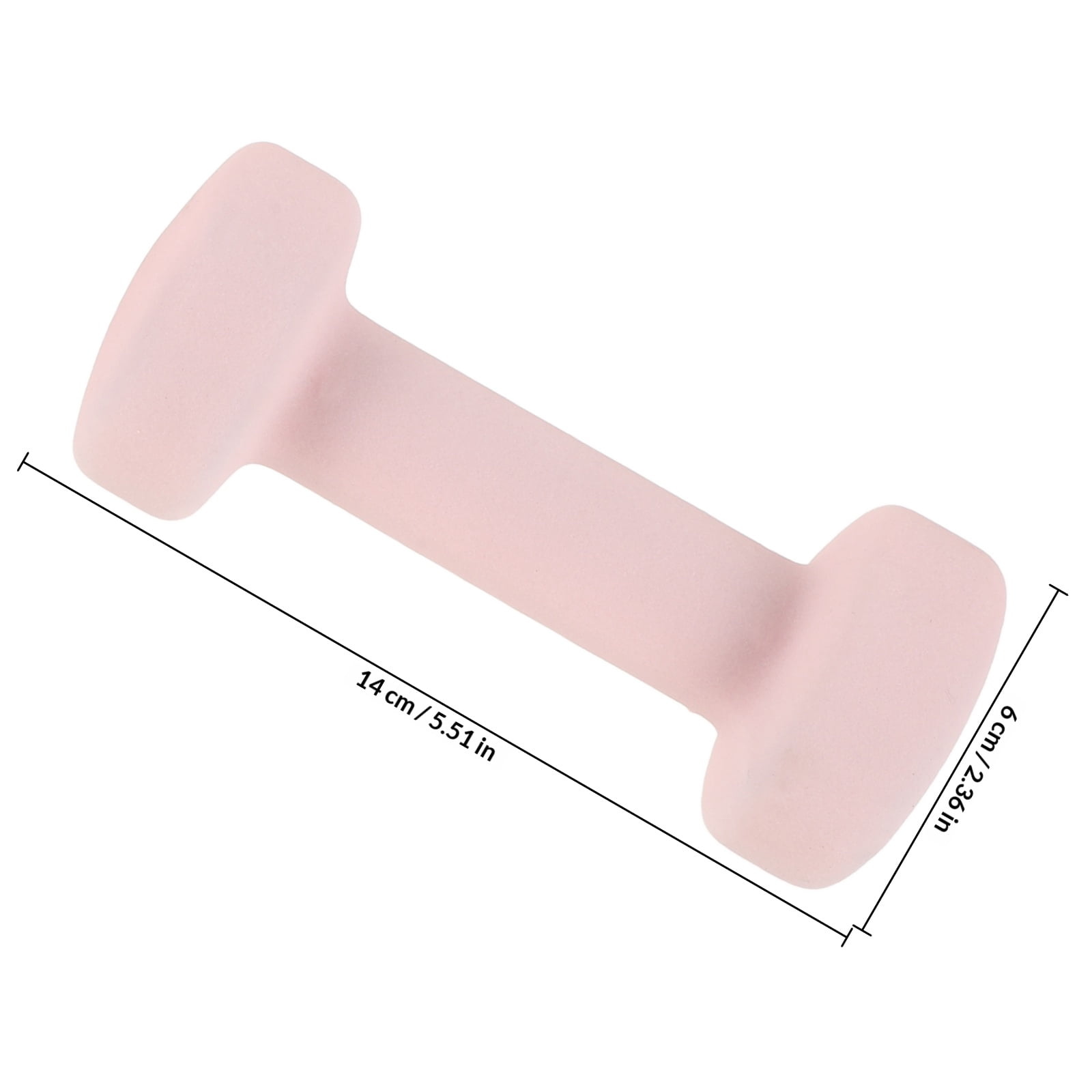 Mobestech 2Pcs Pink Cast Iron Dumbbells Hand Weights for Home Gym Strength Training