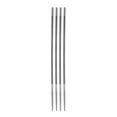 thumbnail image 1 of Unique Bargains Chainsaw File, 11/64' (4.5mm) Round High Carbon Steel Double Cut Sharpen Rasp, 4 Pack, 1 of 5