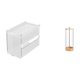 thumbnail image 1 of caso de tejido,Caja de almacenamiento de papel higiénico para montaje en pared,Soporte para pajitas,Dispensador de pajitas de acrílico para mostrador,Organizador de pajitas para, 1 of 8