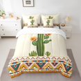 thumbnail image 2 of Homewish Ancient Aztec Western 7-Piece Twin Bedding Sets,Tropical Desert Cacrus Bedding Comforter Set,Rustic Farmhouse Cabin Sheet Sets For Adults,Super Cozy Room Decor Reversible, 2 of 8