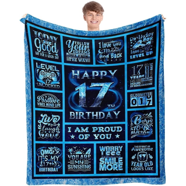 LHSHID 13 Year Old Boy Gifts Birthday Gifts for 13 Year Old Boys Coolest Gifts for 13 Year Old Boy 13 Year Old Boy Birthday Gift Ideas 13th Birthday Throw Blanket for 13 Year Old Boy 60"x80"