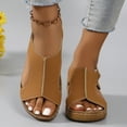 thumbnail image 2 of SACFOF Womens Orthotic Sandals Summer Beach Sandals for Women Ankle Strap Open Toe Platform Wedge Dressy Sandals, 2 of 3