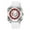 white, variant on Luxury Men's Sports Watch - Poker & Roulette Casino Design, Waterproof Chronograph, Stainless Steel Mesh Band, Quartz Movement