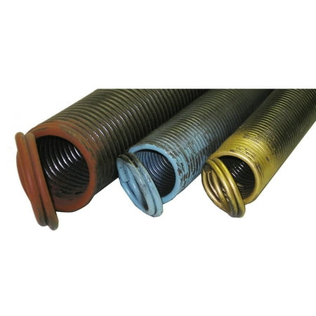 

Garage Door Extension Spring 25x42x130 for 7 High Doors 130LB Yellow (QTY 2)