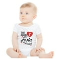 thumbnail image 3 of Baby Onesies Boys Girls Short Sleeve Letter Prints Bodysuits Clothes Gender Neutral Baby Clothes White 6 Months-9 Months, 3 of 6