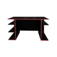 thumbnail image 3 of Escritorio Gamer DECOMOBIL Escrigamer Melamina Mdp 140cm X 75cm X 60cm Negro Mate/Rojo GAMER, 3 of 5