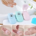 thumbnail image 3 of 3 Boxes Paper Soap Hand Washing Soap Sheet Soap Paper Sheet for Travel Camping, 3 of 8