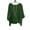 Army Green, variant on Women's Boho Tops Ruffle Flowy Asymmetric Hem Drop Shoulder 3/4 Sleeve Casual Loose Summer V Neck Blouse, Pink S