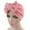 Pink, variant on Outfmvch Headband Headscarf Women Bow Cancer Chemo Hat Beanie Scarf Turban Head Wrap Cap Hot Keffiyeh Hot Pink One Size