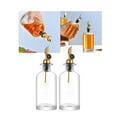 thumbnail image 6 of Glass Oil Bottle Olive Oil Dispenser Bottles Kitchen Gadget Sauce Sauce Holder Dispenser Olive Oil Bottles for BBQ Outdoor Roasting Indoor gold 350ml, 6 of 8