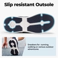 thumbnail image 6 of FitVille Men's Wide Fit Walking Shoes Lightweight Slip-resistant Comfortable Sneakers for Men with Arch Support, 6 of 8