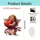 thumbnail image 2 of Uuiauoio Valentine's Day Decorations 2D Acrylic Angel Desktop Statue Cupid/Couple Valentine's Day Figurine Romantic Decoration Table Home Party Ornaments, 2 of 6