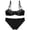 Black, variant on Bra Brief Sets Womens Lace Bra Set Summer Thin Underwear Set for Everyday Wear Black 34/75A