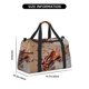 thumbnail image 3 of Fotbe Coffee Beans Chocolate Splash Bolsa de Viaje con Estampado, Bolsa de Fin de Semana para Mujer con Compartimento para Zapatos, Bolsa de Gimnasio con Bolsillo Húmedo, 3 of 7