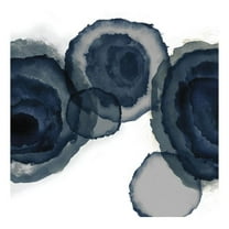 Giant Art 54x54 Blotted Ink II Fine Art Giant Canvas Print in White