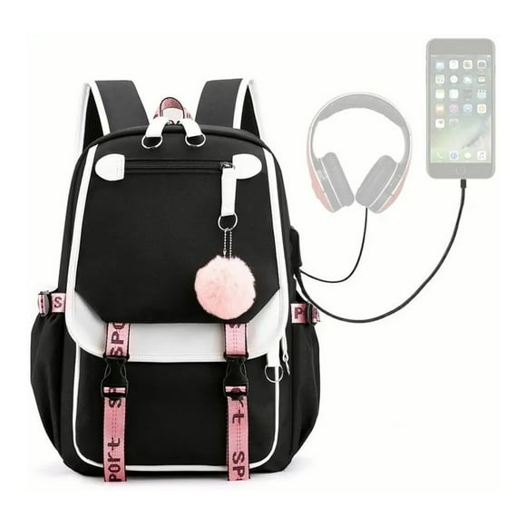 Mochila De Mujer Bolso para Escolares Y Viaje Juvenil Multifuncional